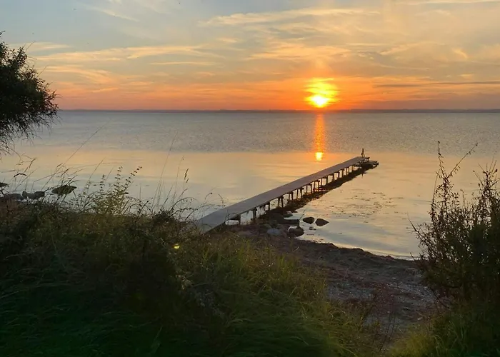 Nature Plot With Stream By Lohals Beach